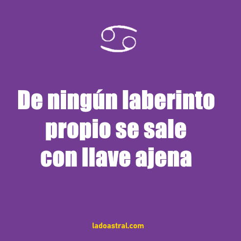 frase para el signo cáncer